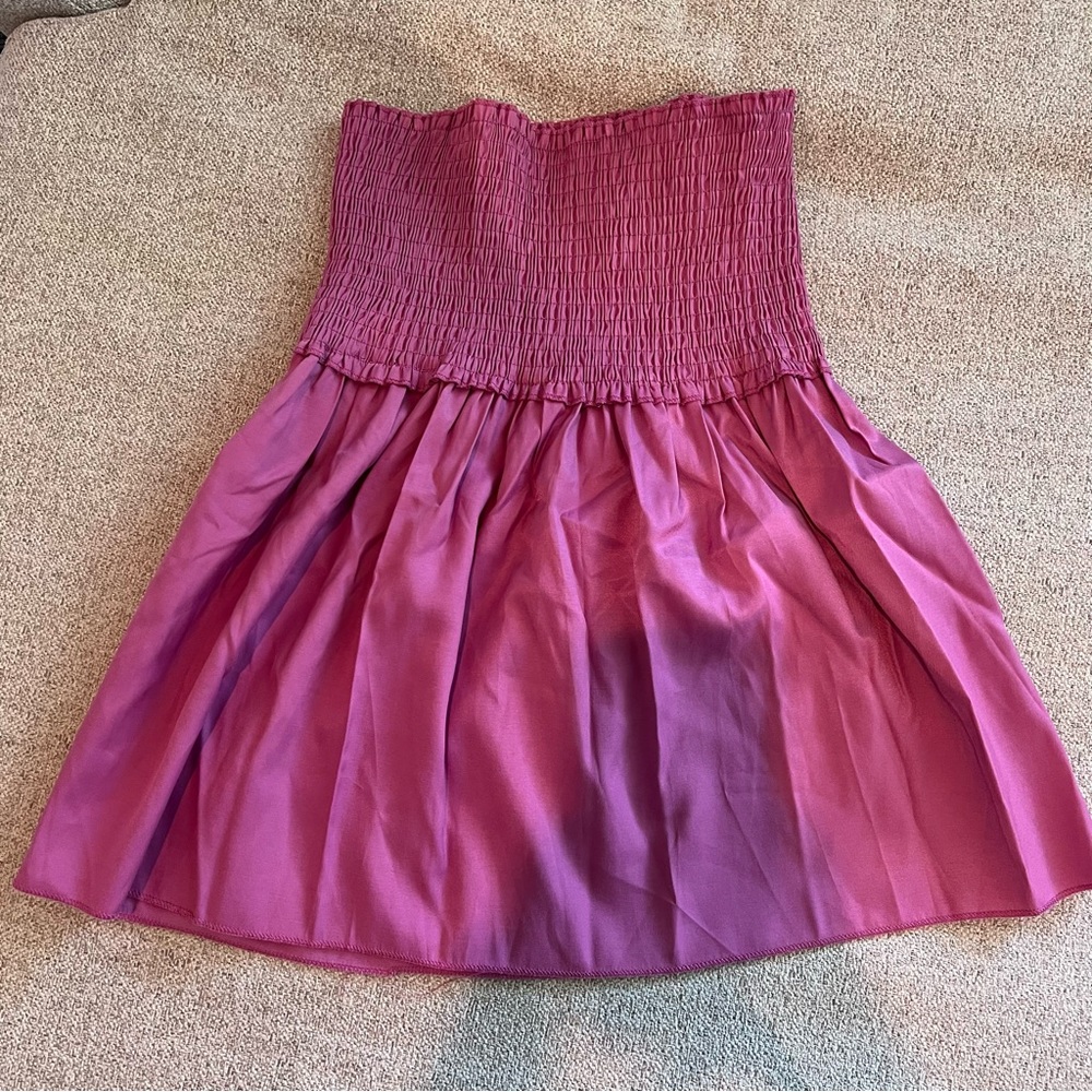 Shein High Waist Pink Mini Skirt Size Small